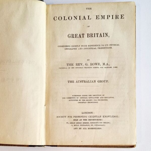 colonial empire title page