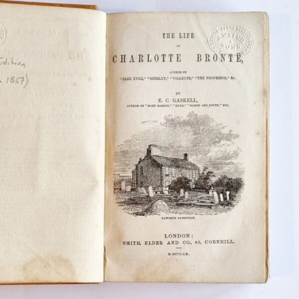 the life of charlotte bronte title page
